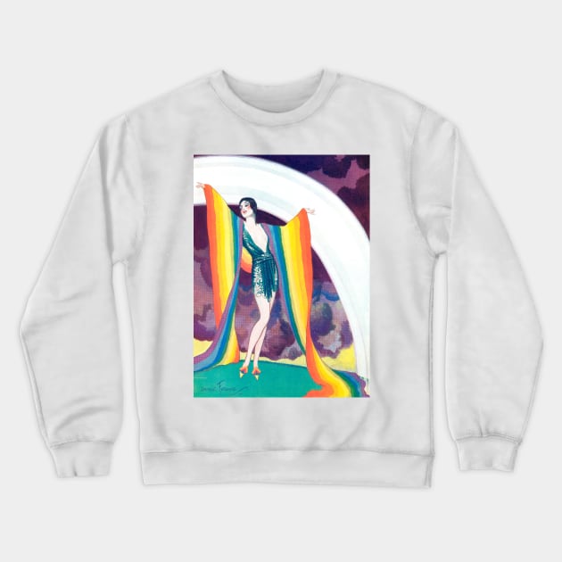 The Loot of The Rainbow - Rainbow Flapper Crewneck Sweatshirt by SNAustralia
